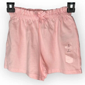 GAP NWT Girls Shorts Pink Brannans Favourite Pull On Elastic Waist Size 3